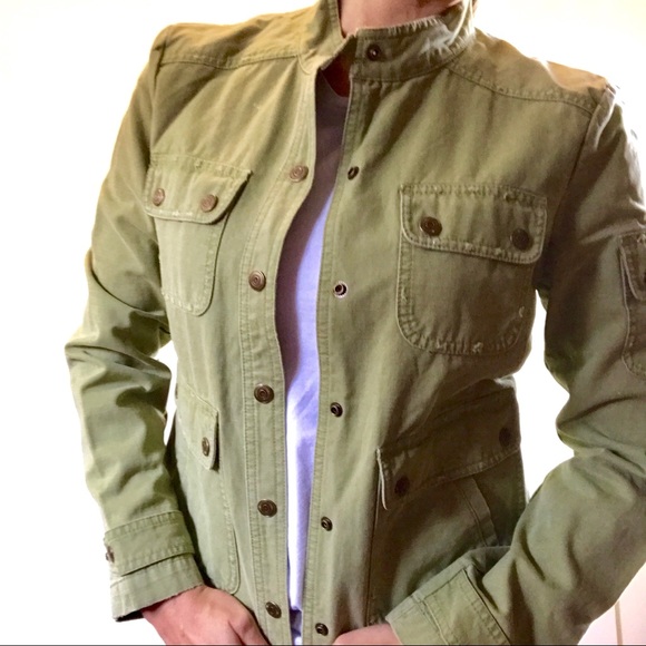 J. Crew Jackets & Blazers - NWOT J. Crew olive green utility jacket, small